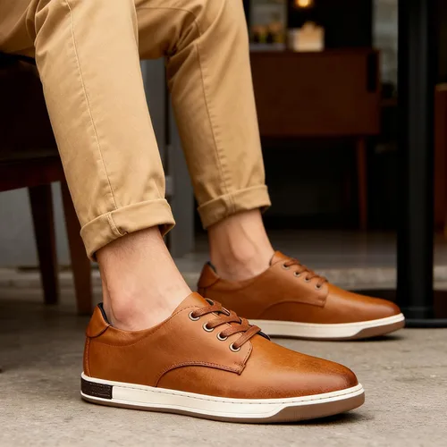 Vista 4 de Jousen Men's Fashion Sneakers Casual Shoes for Men Dress Sneakers Oxfords Shoes