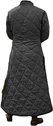 Vista 3 de Gambeson Coat Medieval Thick Padded Full Length Sleeves Gambeson Coat Aketon Jacket Armor, Cotton Gambeson by ITS Medieval