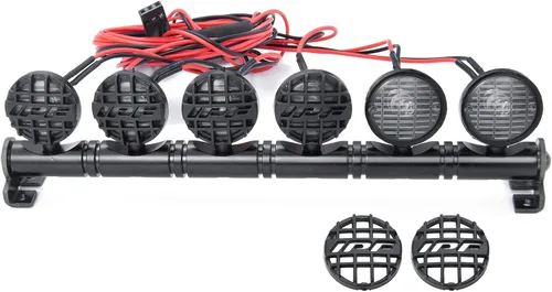 Vista 9 de RC-Hub LED Lámpara de techo Barra de luces 4 LED para 1/10 RC Crawler Car SCX10