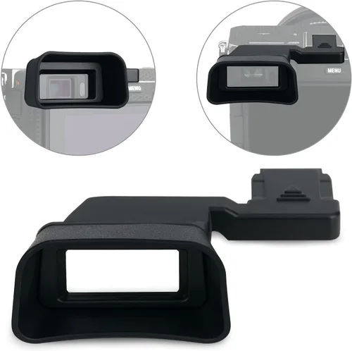 Vista 3 de Visor de cámara de silicona suave para Sony A7C Alpha 7C (ILCE7CL/S) Protector de copa ocular (no compatible con A7C II, A7CR)