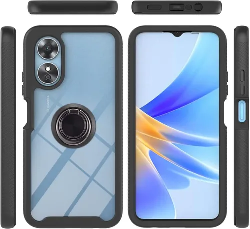 Vista 122 de Funda compatible con Xiaomi Poco X3 NFC, compatible con Xiaomi Poco X3 Pro/Poco X3 Ring Stand 3 en 1, color negro