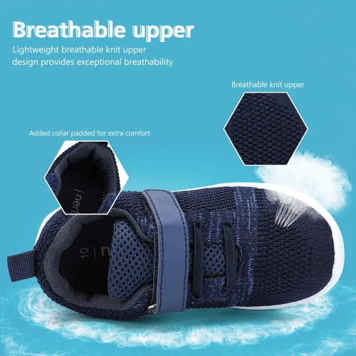 Vista 7 de nerteo Zapatos deportivos para correr y caminar para niños pequeños