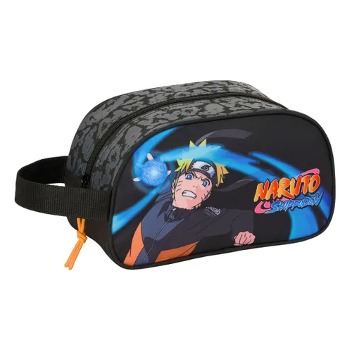 Vista 2 de Neceser de Viaje Naruto Negro 26 x 15 x 12 cm