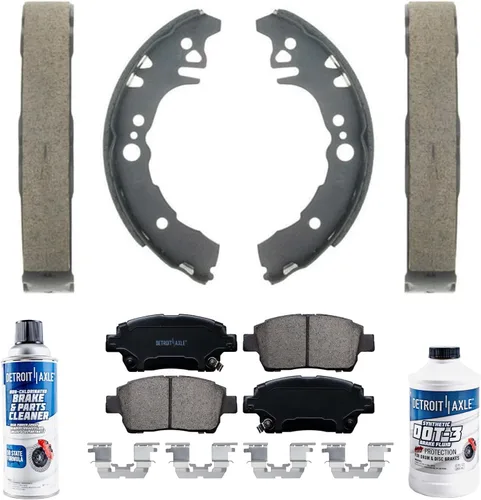 Vista 17 de Detroit Axle - Pastillas de Freno Traseras de Cerámica Izquierda Reemplazo de Pinza para Silverado Sierra Suburban 1500 Tahoe Yukon Escalade ESV EXT
