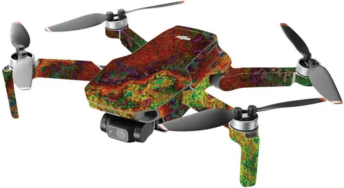 Vista 2 de MightySkins Compatible con DJI Mini 2 Dron portátil – Óxido Funda protectora de vinilo duradera y única Fácil de aplicar, quitar y cambiar