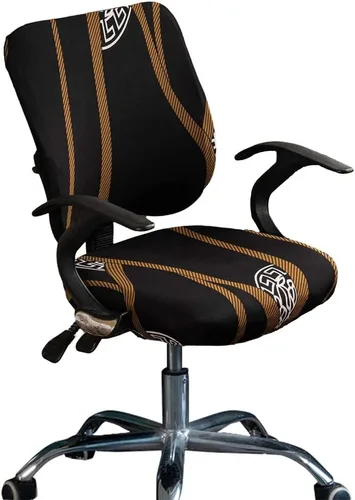 Vista 12 de Melaluxe Funda para silla de oficina de computadora, funda universal protectora y elástica para silla giratoria elástica