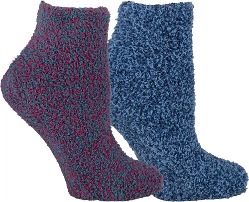 Vista 18 de Dr. Scholl's Calcetines de invierno Fairisle para mujer, surtido negro, 4-10, paquete de 3