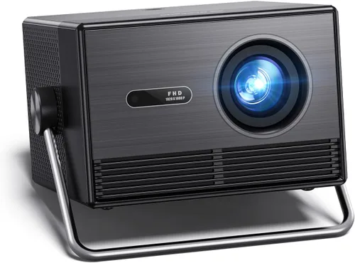 Vista 10 de Proyector para exteriores de Google TV con licencia oficial de 2000 ANSI 4K Full HD, proyector inteligente con WiFi y Bluetooth