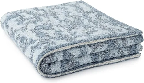 Vista 7 de Crafted by Catherine Manta de punto acogedora con estampado de camuflaje de 60 x 70 pulgadas, suave y cómoda manta decorativa para sofá, cama, sofá