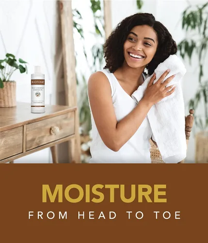 Vista 3 de BIOTONE Aceite de masaje de coco verdaderamente con aceite de coco orgánico, elimina la tensión y promueve la relajación profunda, ligero, versátil