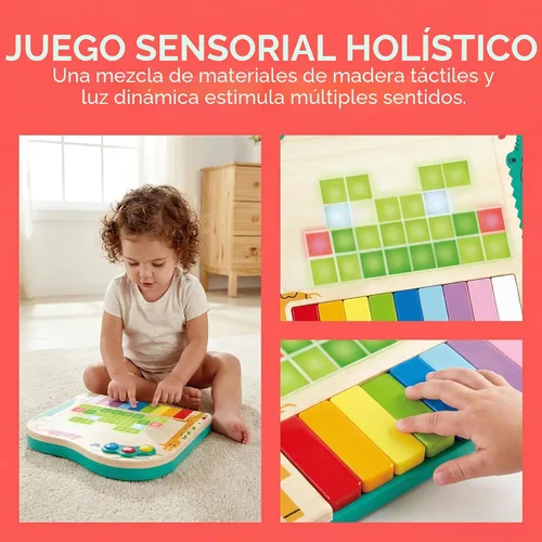 Vista 7 de Hape Piano de Juguete Pixel Dinámico
