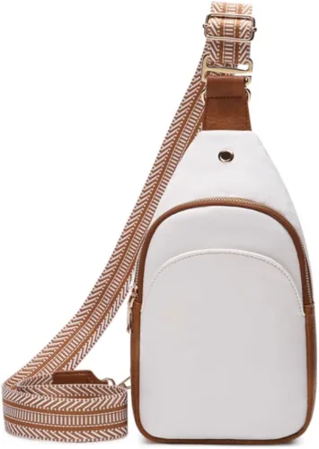 Vista 2 de WSRYDJDL Bolso cruzado pequeño de piel sintética para mujer, bolso bandolera para viajes, senderismo, ciclismo