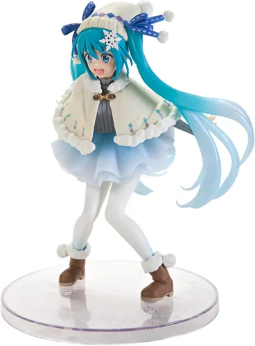 Vista 3 de Figura de acción Taito Original Ropa de inierno 6.2" Hatsune Miku.