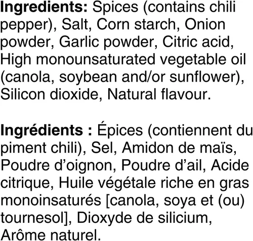Vista 5 de Old El Paso Chili Seasoning Mix, 0.85 oz/0.8 onzas, paquete de 6 {Importado de Canadá}