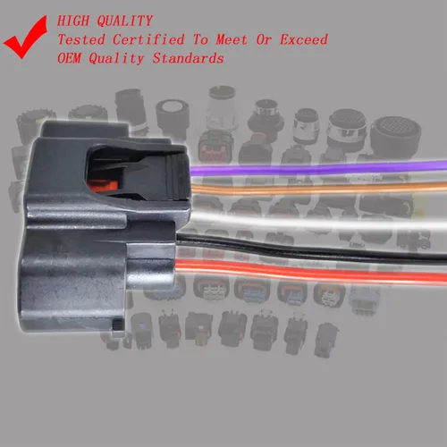 Vista 5 de Nuevo Sensor Medidor de Flujo de Aire MAF Compatible con Mazda 2 3 323 5 6 626 B 197400-2010 (Arnés de Conector de Enchufe)