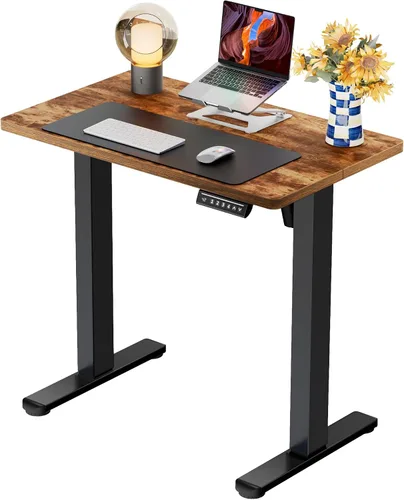 Vista 16 de ErGear - Escritorio eléctrico de pie de altura ajustable, escritorio para estar sentado o de pie de 31.5 x 18.9 pulgadas, escritorio de computadora