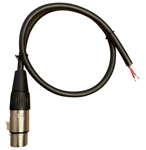 Vista 9 de DIYTECH Cable XLR premium de extremo abierto, conector de 3 pines, cable de micrófono, incluye tubos termorretráctiles para grabación de audio