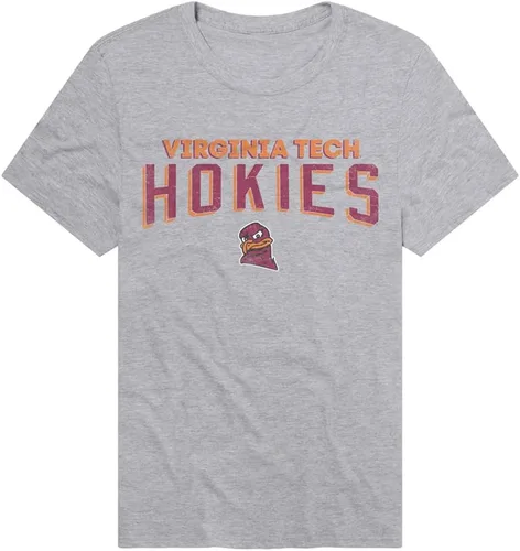 Vista 17 de Campus Lab Official NCAA Classic Distressed Logo Collegiate Classic Ring-Spun T-Shirt Unisex for Men & Women