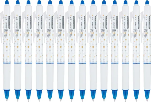 Vista 11 de Pilot FriXion Clicker - Bolígrafos de gel borrables, punta fina (0.027 pulgadas), tinta negra, paquete de 14 bolígrafos recargables, de escritura