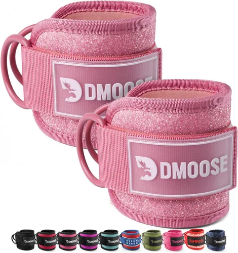 Vista 19 de DMoose Ankle Strap for Cable Machine - One Size Fit with Premium Padding, Workout Kickback Ankle Cuffs, Ankle Bands for Working Out, Booty Workouts