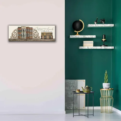 Vista 6 de Epic Graffiti "Entre las páginas de un libro" de Cindy Jacobs, arte de pared en lienzo, 36 x 12 pulgadas