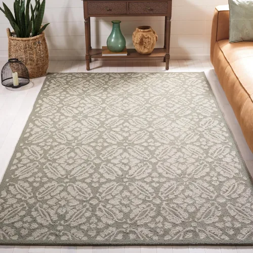 Vista 11 de SAFAVIEH Chelsea Collection - Alfombra de pasillo de 2 pies 6 pulgadas x 10 pies, color azul, lana de campo francesa enganchada a mano, ideal