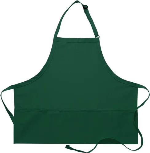 Vista 15 de DayStar Apparel Delantal con peto de 3 bolsillos de alta calidad con cuello ajustable y lazos extralargos, estilo 200