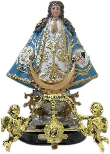 Vista 2 de San Juan De Los Lagos - Figura religiosa de estatua de 12 pulgadas