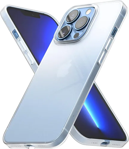 Vista 10 de Ringke Funda compatible con iPhone 13 Pro Max, delgada, transparente, no amarillea, con bisel elevado de policarbonato duro, revestimiento suave