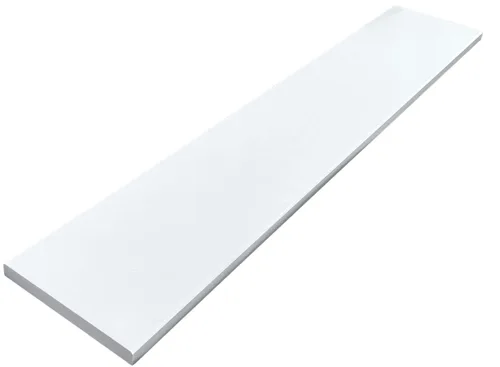 Vista 9 de Umbral de Mármol Artificial Súper Blanco para Bordillo de Ducha, Protector contra Salpicaduras de Tocador de Baño, Alféizar de Ventana, Transiciones
