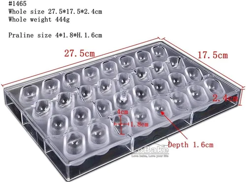 Vista 2 de 32 cavidades creativas ovaladas pastillas de purpurina forma de tableta PC policarbonato chocolate molde caramelo molde cubitos de hielo moldes DIY