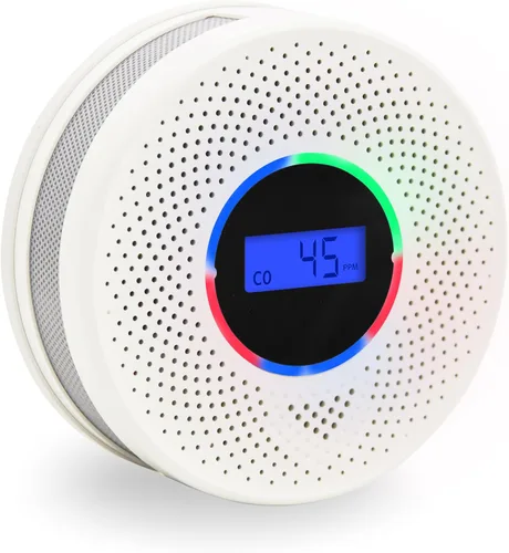 Vista 15 de Kesymo 6Pack Detector de Monóxido de Carbono y Humo Interconectado Actualizado, Detector de Humo y Monóxido de Carbono Alimentado por Batería
