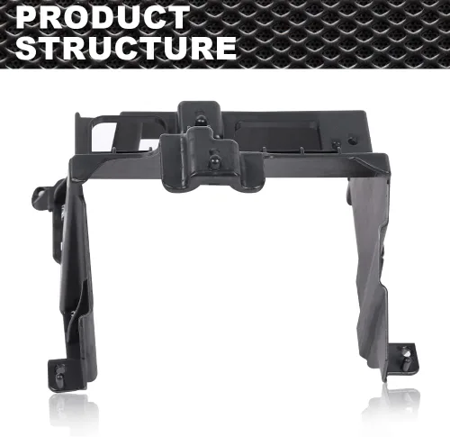 Vista 6 de CROSSDESIGN Soporte de jaula para panel de salpicadero, radio doble DIN compatible con GMC Sierra Yukon y Chevy Silverado Tahoe Suburban