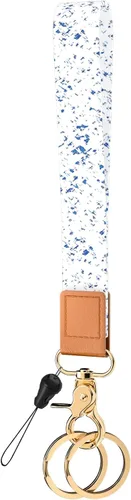 Vista 38 de Llavero de pulsera para mujeres y hombres, soporte para llavero, cordón de muñeca para llaves Animal
