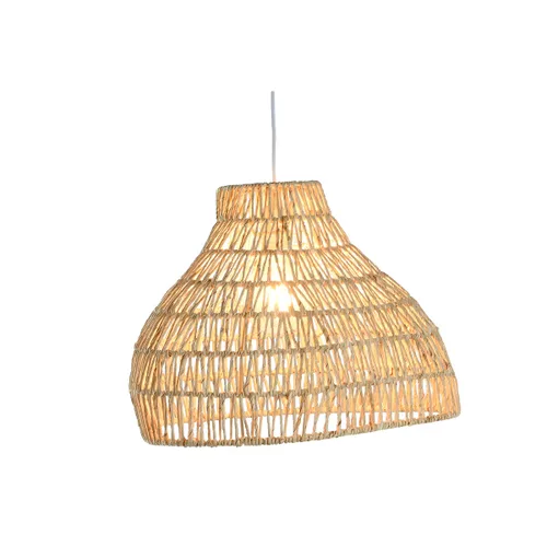Vista 7 de Lámpara de Techo Home ESPRIT Marrón claro Metal Cuerda 53 x 42 x 32 cm