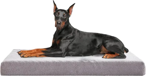 Vista 27 de WATANIYA PET Cama de Espuma Viscoelástica para Perros Medianos, Camas Refrescantes para Perros Medianos, Cama Ortopédica Lavable para Mascotas