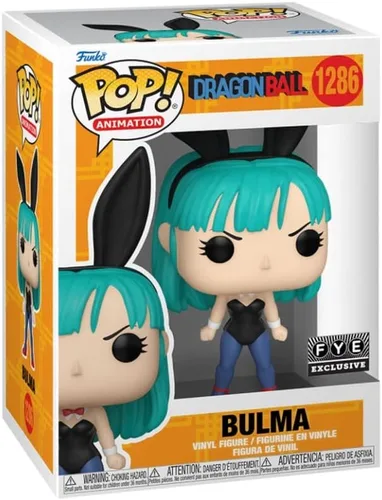 Vista 2 de Funko Pop! Animación: Dragonball Z - Disfraz de conejo Bulma exclusivo