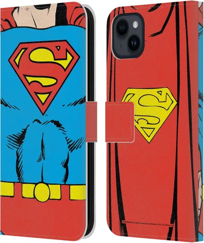Vista 170 de Head Case Designs Funda de piel con licencia oficial de Superman DC Comics con logotipos negros y rojos compatible con Apple iPhone 11