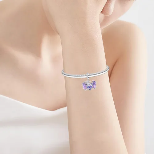 Vista 301 de Abalorios de plata de ley 925 con letras de la A ~ Z, para pulseras, collares, Día de San Valentín, Día de la Madre, joyería regalos para mujeres