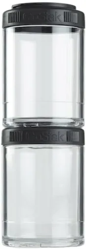 Vista 11 de BlenderBottle GoStak Twist n' Lock - Tarros de almacenamiento, 40 cc, 4 unidades, color negro