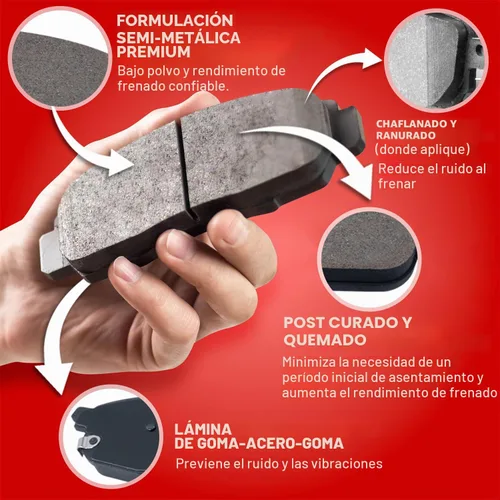 Vista 5 de R1 Concepts Kit de frenos delanteros y traseros para Mercedes-Benz C250 2010-2015