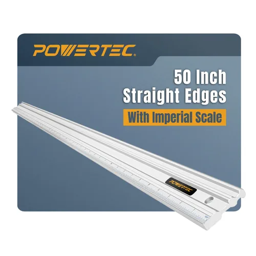 Vista 8 de POWERTEC Escuadra de encuadre, escuadra de carpintero de acero de 16 x 24 pulgadas con tablas de caballetes, herramientas de encuadre y regla