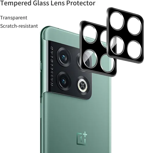 Vista 6 de Protector de pantalla para OnePlus 10 Pro 5G, vidrio templado 9H, resistente a los arañazos, soporte ultrasónico de huellas dactilares, curvado 3D