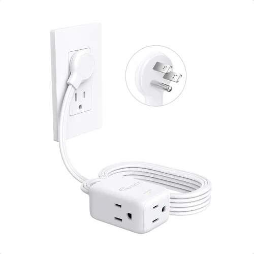 Vista 10 de Cable de extensión corto de 6 pulgadas, extensor de 3 salidas, divisor