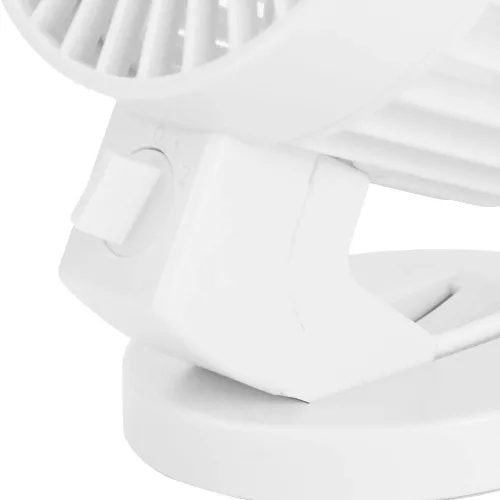 Vista 5 de A sixx Ventilador de escritorio de funcionamiento silencioso, ventilador silencioso, control remoto portátil para oficina y hogar (blanco)