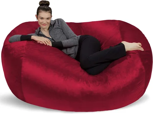 Vista 18 de [Usado] Sofa Sack Funda para Silla Puff Solo la Funda, para Adultos y Niños, Sin Relleno, Cómoda y Esponjosa, Funda de Repuesto para Silla Puff