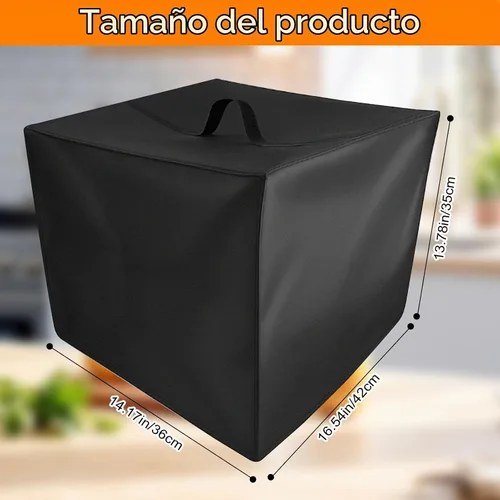 Vista 2 de Cubierta para Freidora de Aire y Horno Tostador, Cubiertas Resistente al Calor Impermeables y a Prueba de Polvo Compatibles con la Freidora de Aire