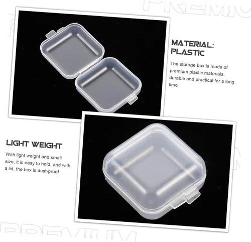 Vista 8 de CIMAXIC Jewelry Storage Box Set 120pcs Small Organizers Lids for Earring Ring and Pill Sorting
