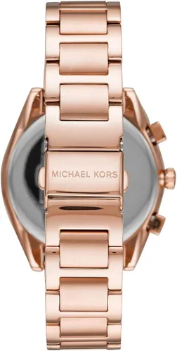 Vista 2 de Michael Kors MK7108 Reloj cronógrafo de acero inoxidable tono oro rosa para mujer