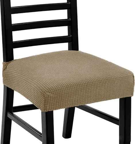 Vista 18 de Fundas para sillas de comedor, fundas lavables para sillas de comedor, fundas elásticas para sillas de comedor, fundas de asiento elásticas